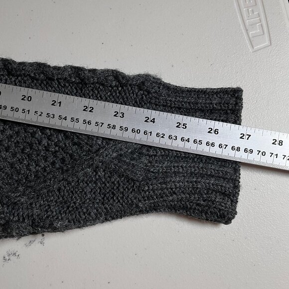 Aran Crafts Merino Wool Fisherman Cable Knit Cardigan Sweater - Men's Size XL - Picture 8 of 9